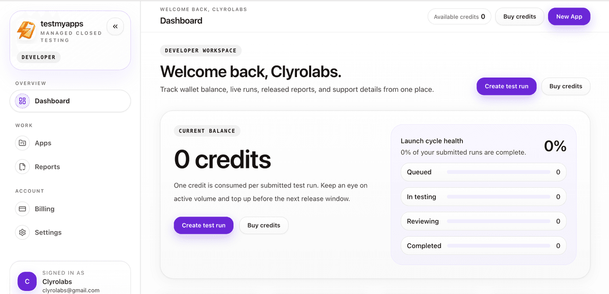 testmyapps product preview